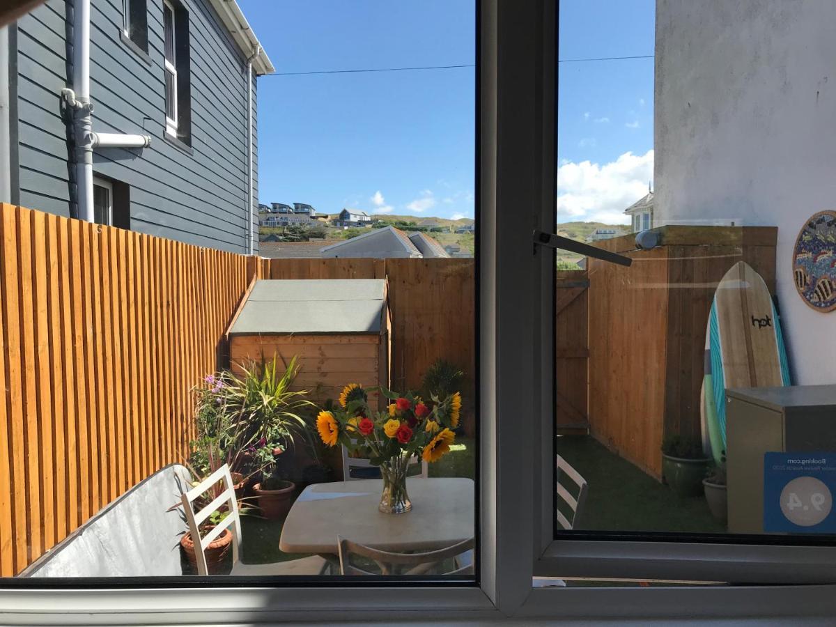 Ferienwohnung Flat Rocks, With Parking, 100M From Beach Perranporth Exterior foto